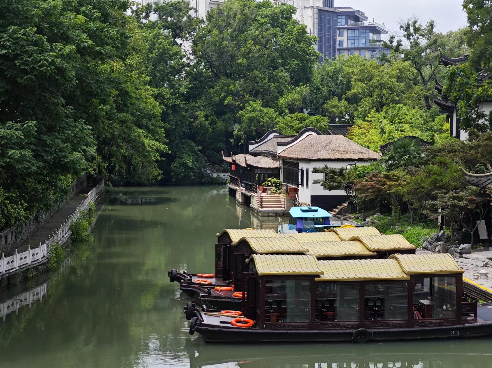 揚州大運河文化旅游度假區(qū)一角。人民網(wǎng)記者 黃鈺攝